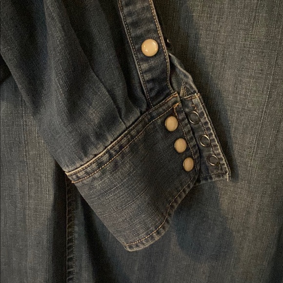 J. Crew Dark Blue Denim Shirt - Picture 5 of 5